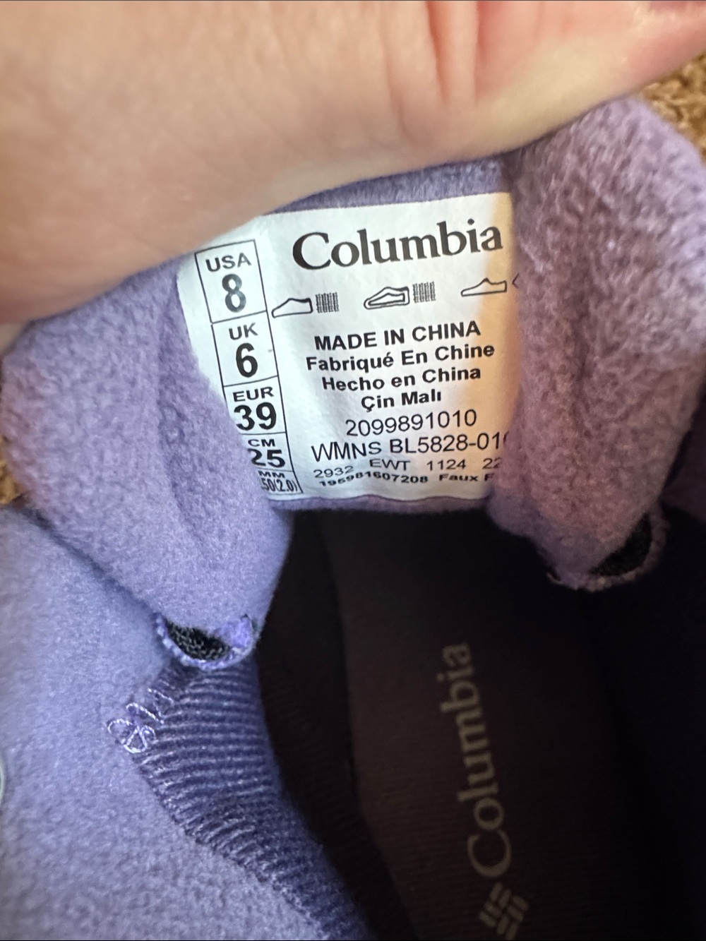 NEW Columbia Black and Purple Women's Firecamp Waterproof Winter Boots - Picture 2 of 4